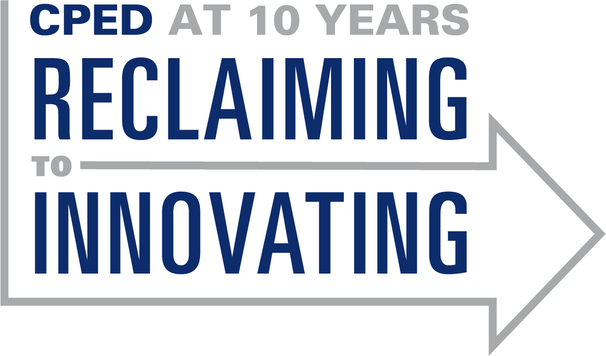 CPED 10th anniversary logo